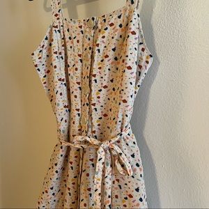 Madewell Abstract Terrazzo Dress